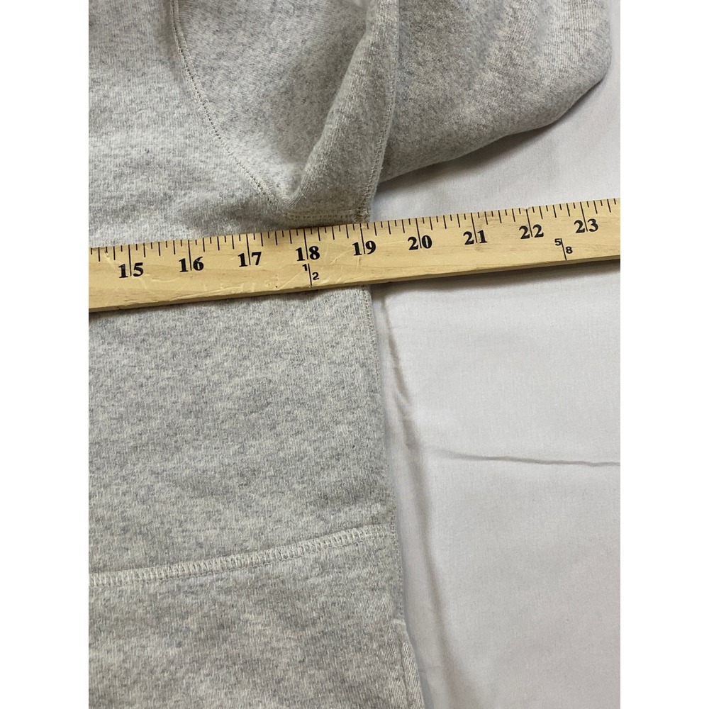 Billy Reid Mens XS Quarter Zip Pullover Gray Cotton Fleece Collar Made in Japan - Picture 8 of 10